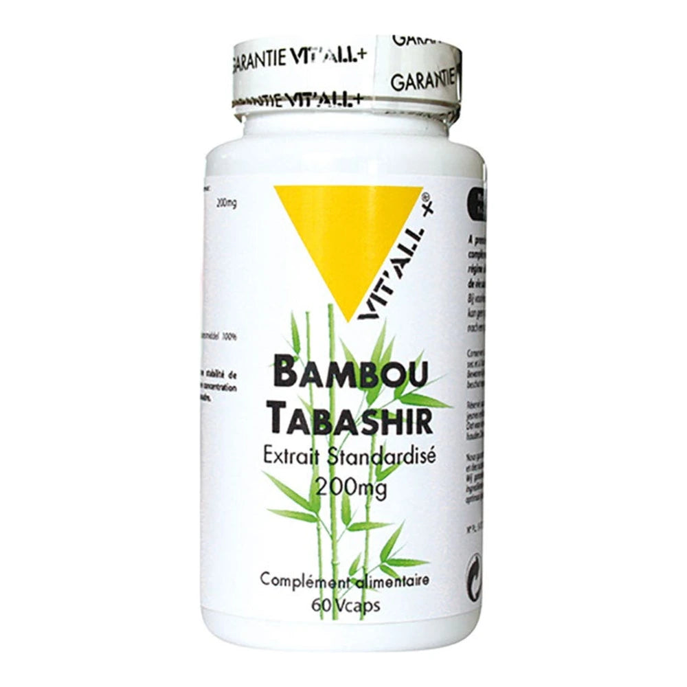 Vit'All+ Bambou Tabashir 200 mg, pilulier de 60 gélules végétales