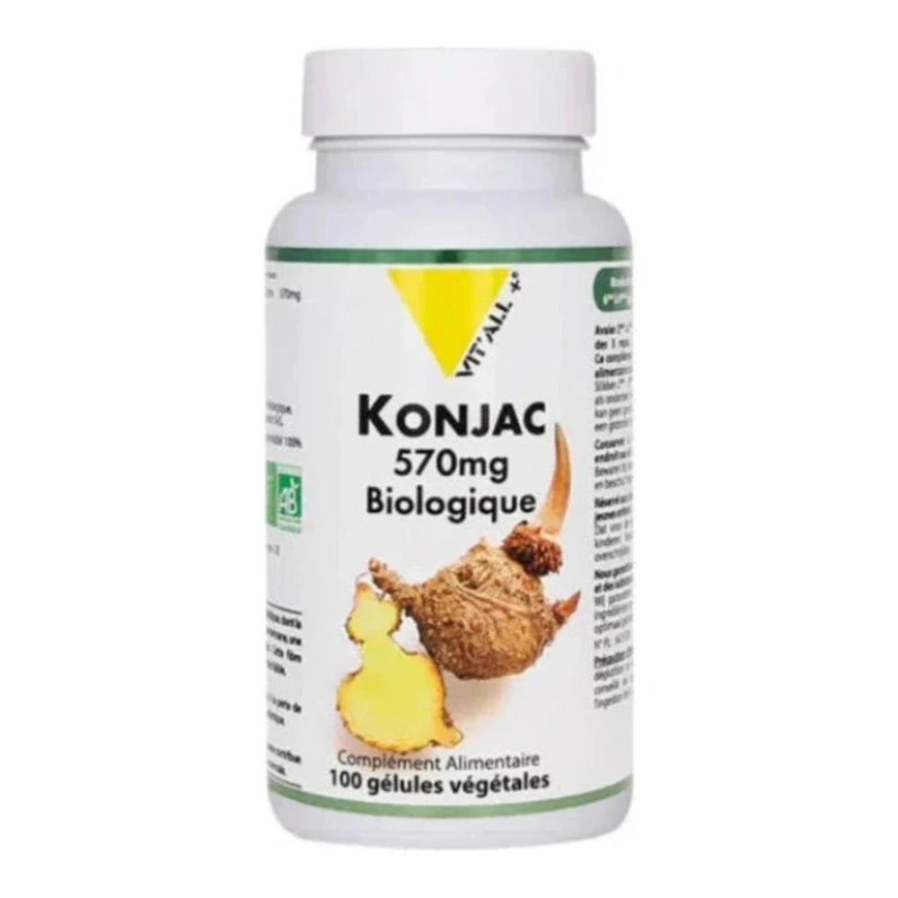 Vit'All+ Konjac 570 mg 100 gélules - boîte