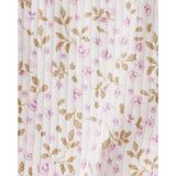 Lot de 2 Leggings Côtelés en Coton Bio Bébé Fille Little Planet - Fleurs Lilas