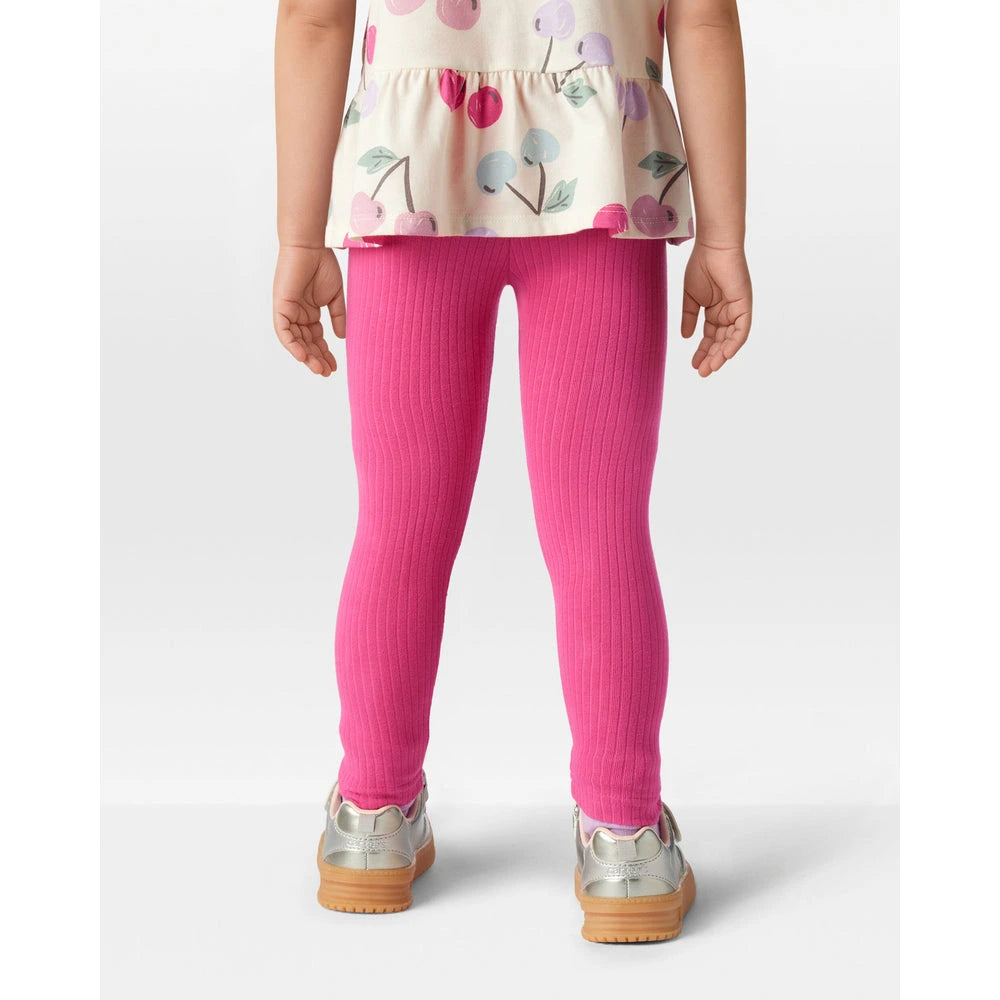 Legging en Coton Extensible Fille Carter's - Rose Foncé