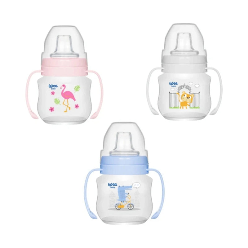 Vaso antifugas WeeBaby con asa, 125 ml, 753-F