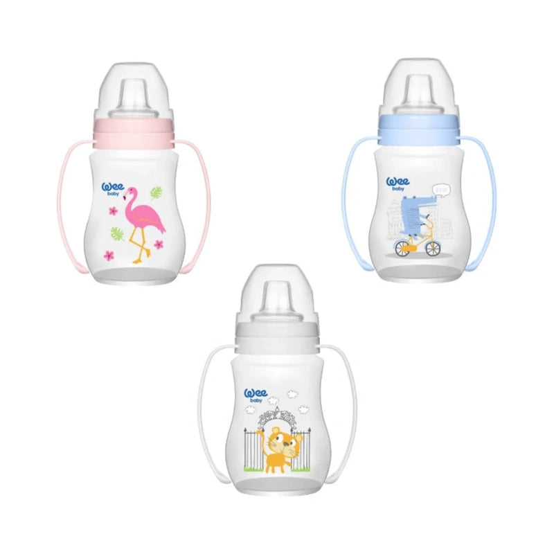 Vaso antifugas WeeBaby con asa, 250 ml, 754-F