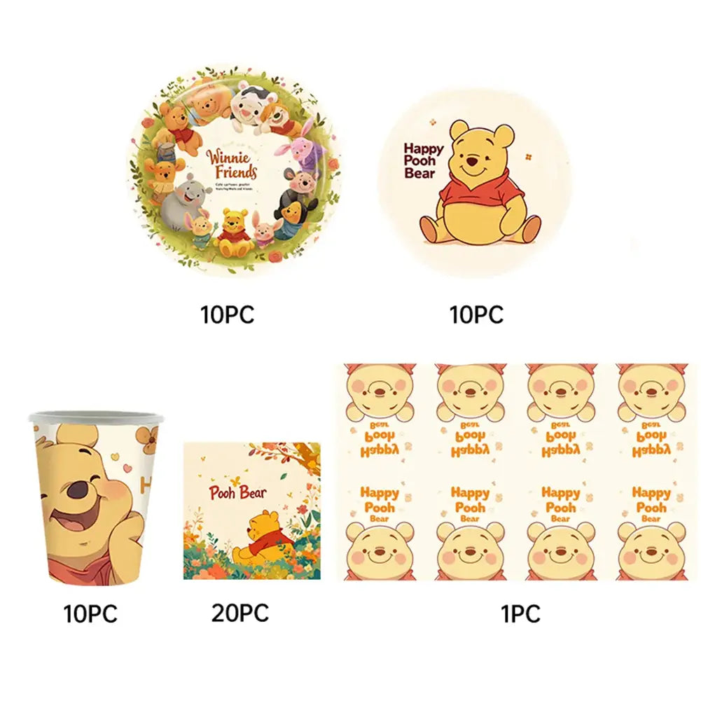 Pack de Cumpleaños 51 Piezas - Winnie the Pooh