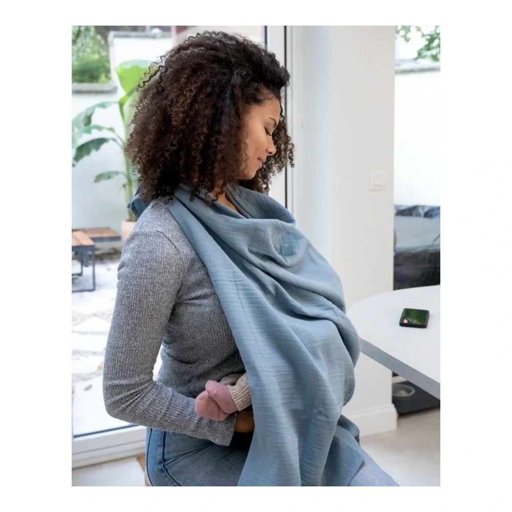 Tablier d'allaitement Mom'N Play Doomoo - Bleu