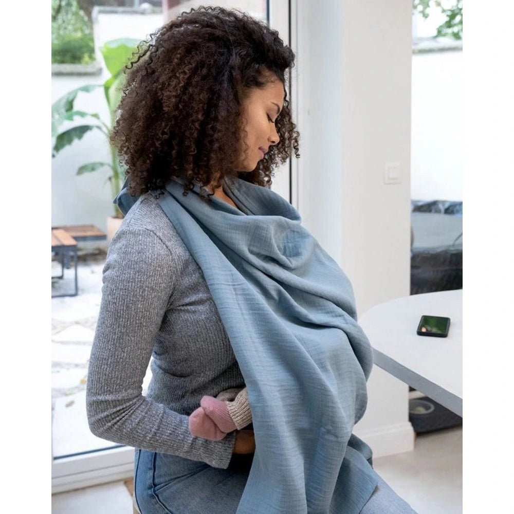 Tablier d'allaitement Mom'N Play Doomoo - Bleu