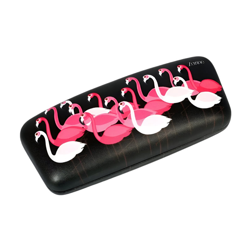 Zarine Boîte à Lunettes Flamingo – Élégance et Protection