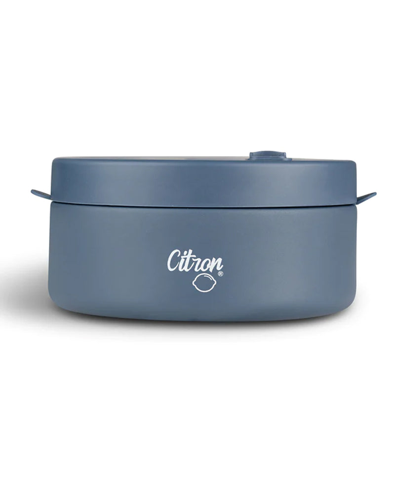 Citron Thermos Alimentaire en Acier Inoxydable 400ml - Bleu Marine