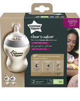Lot de 2 Biberons Tommee Tippee Closer to Nature 0m+ - 260ml