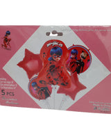 Pack Miraculous 5 Pièces de Décoration Pour L'Anniversaire