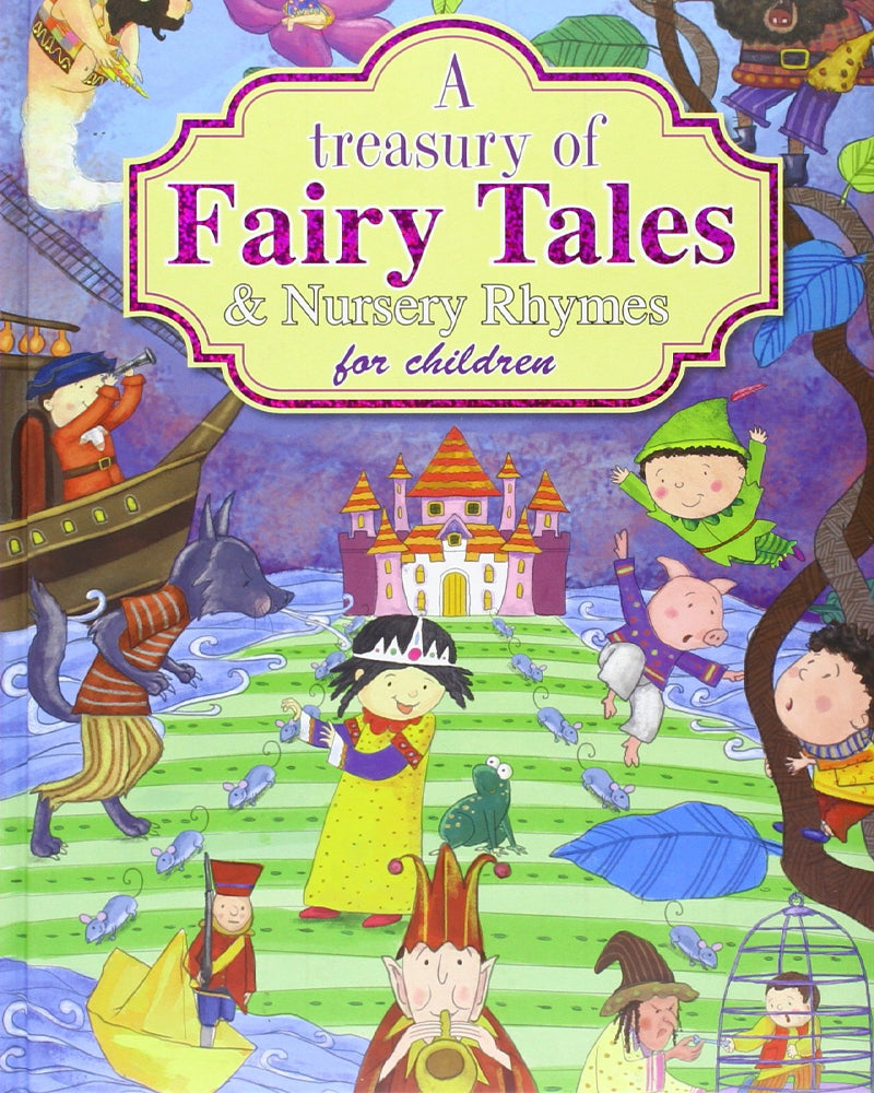 A Treasury Of Fairy Tales & Nursery Rhymes (Livre Anglais)