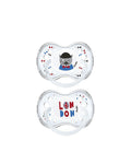 Lot de 2 Sucettes Anatomique Silicone Dodie +18m - London