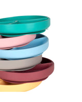 Assiette Multi-Compartiments MINIKOIOI avec Ventouse en Silicone – Grise