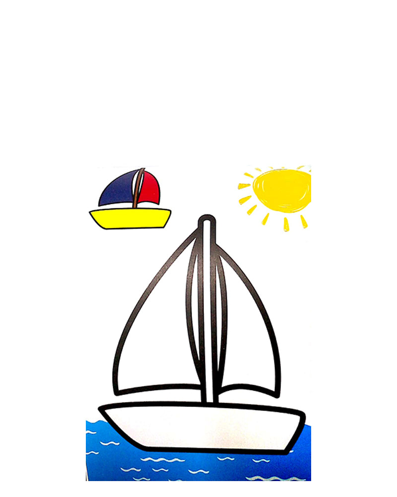 Mi bloque para colorear - Transporte