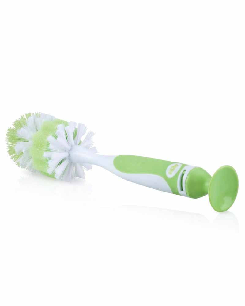 Goupillon Nûby Biberon et Tétine avec ventouse - Vert