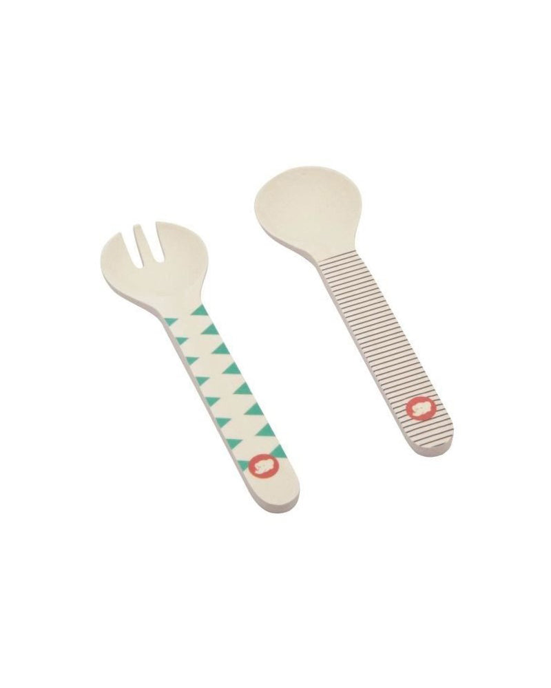 Bébé Confort Couverts d'apprentissage en Bambou Jungle Vibes 2 Pièces