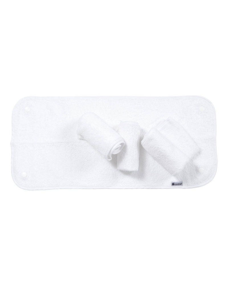 Lot de 4 éponges blanches préssionnées Candide