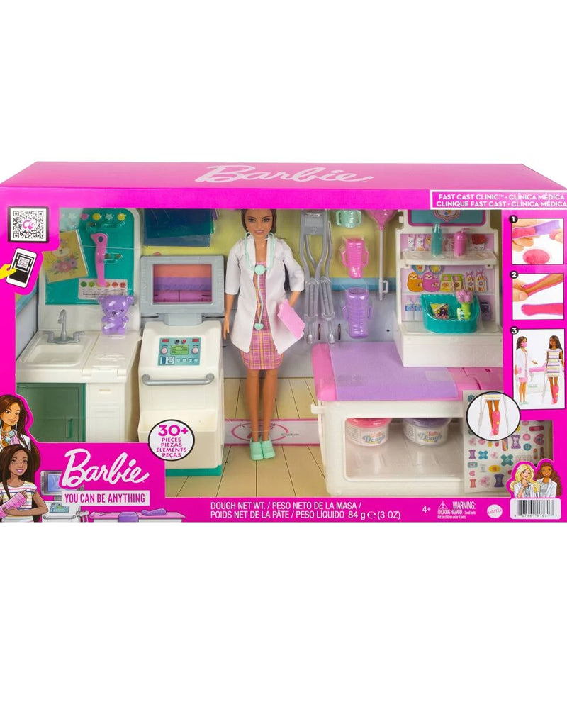Barbie - Barbie Poupées Métiers : Clinique 4A+