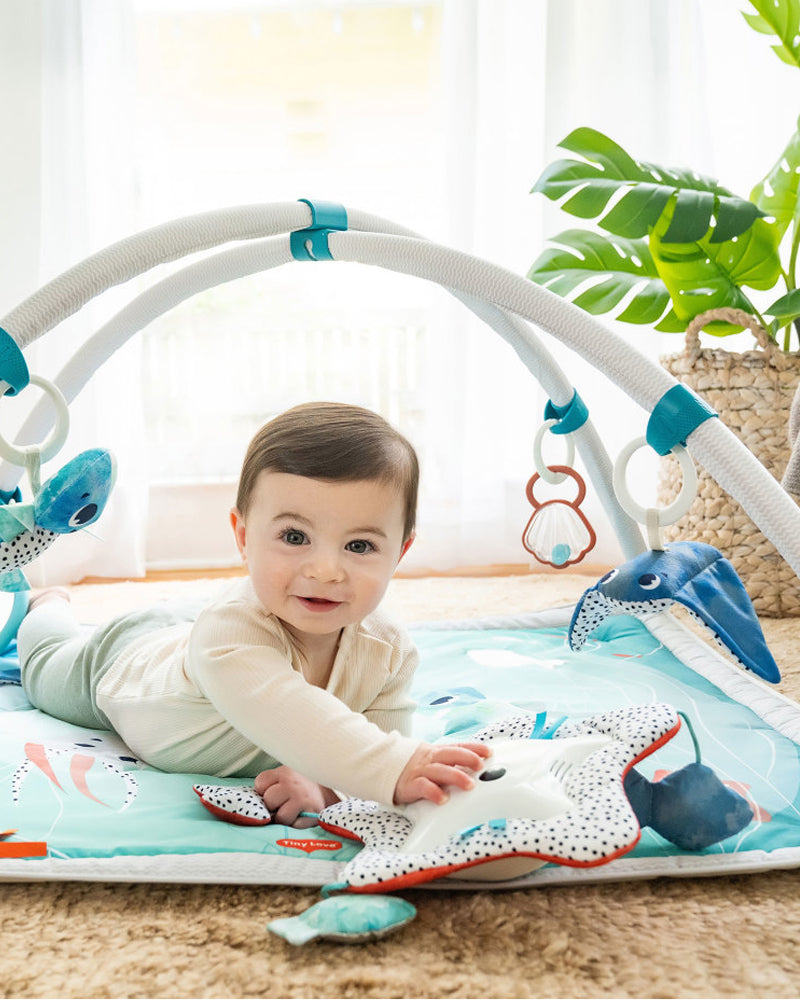 Tapis De Jeu - Tapis D'éveil En Tissu Gymini Océan Tiny Love
