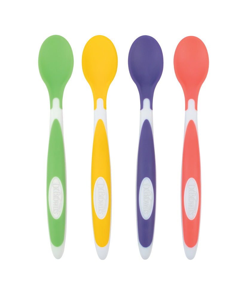Dr. Brown's Pack of 4 Soft Tip Spoons 4M+