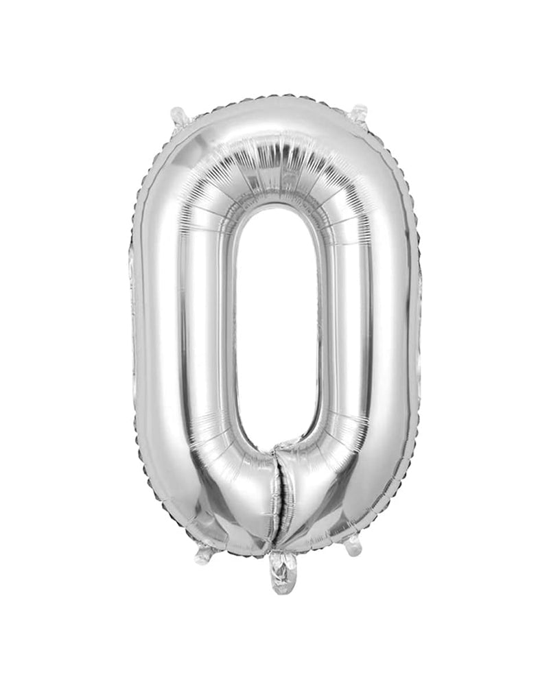 Ballon Numéro 0 - Argenté