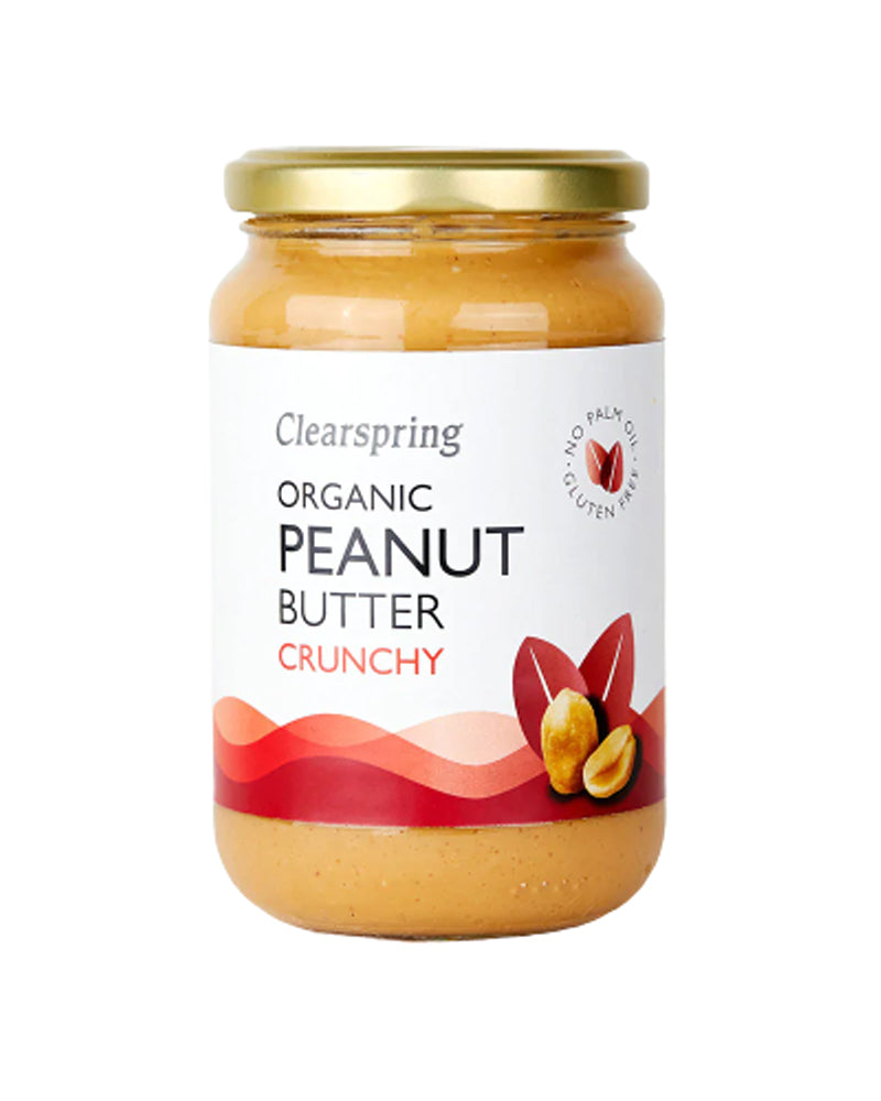 Clearspring Peanut Butter 350g - Crunchy