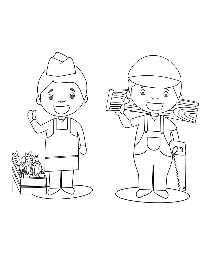 Coloring Album - Jobs