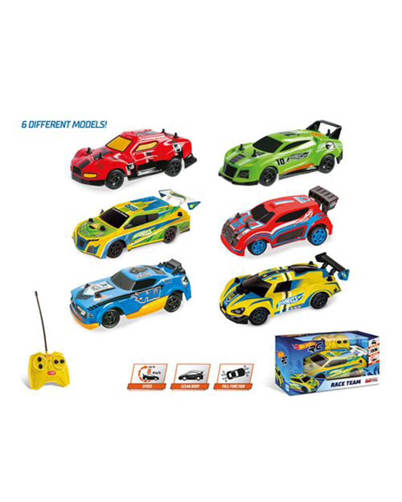 Mondo Motors Hot Wheels RC Race Team + Télécommande - Rouge