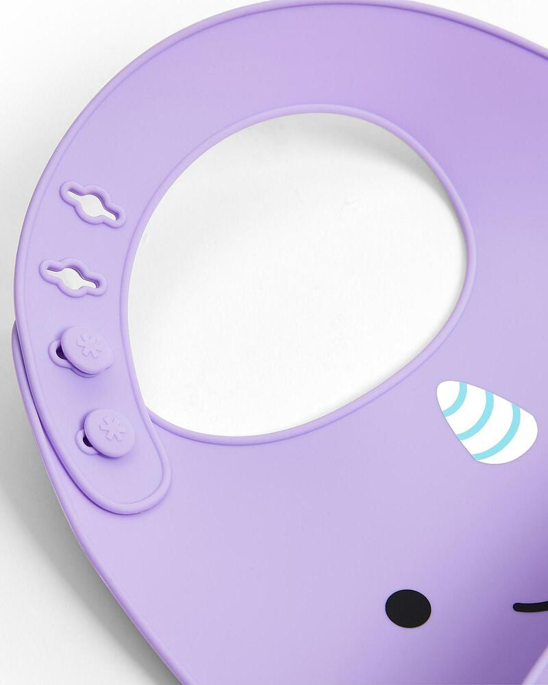 Skip Hop Bavoir Silicone Zoo - Narval