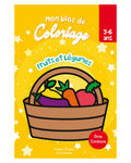 Mi bloque para colorear: frutas y verduras