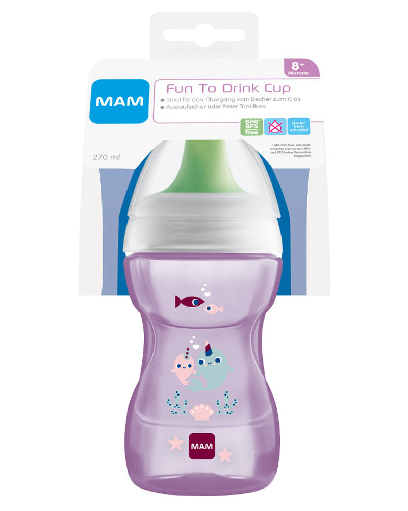 Tasse MAM Fun to Drink 270ml - Violet