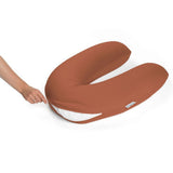 Coussin d'allaitement et maternité BUDDY Tetra Jersey Terracotta Doomoo