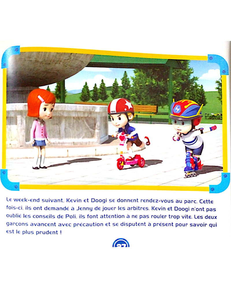 ROBOCAR POLI - J'apprends la Sécurité Routière à TROTTINETTE
