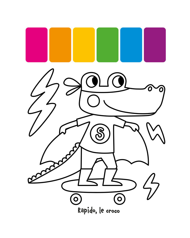 Première Palette de Peinture - Super héros