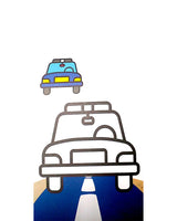 Mi bloque para colorear - Transporte