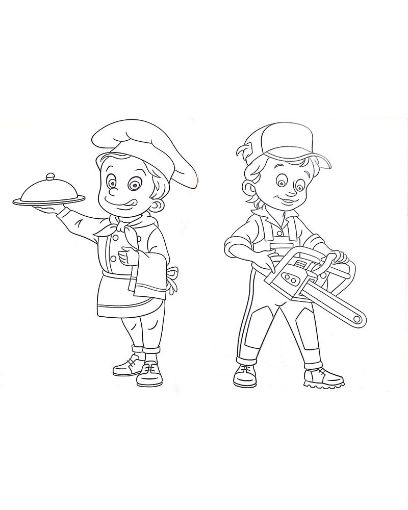 Coloring Album - Jobs