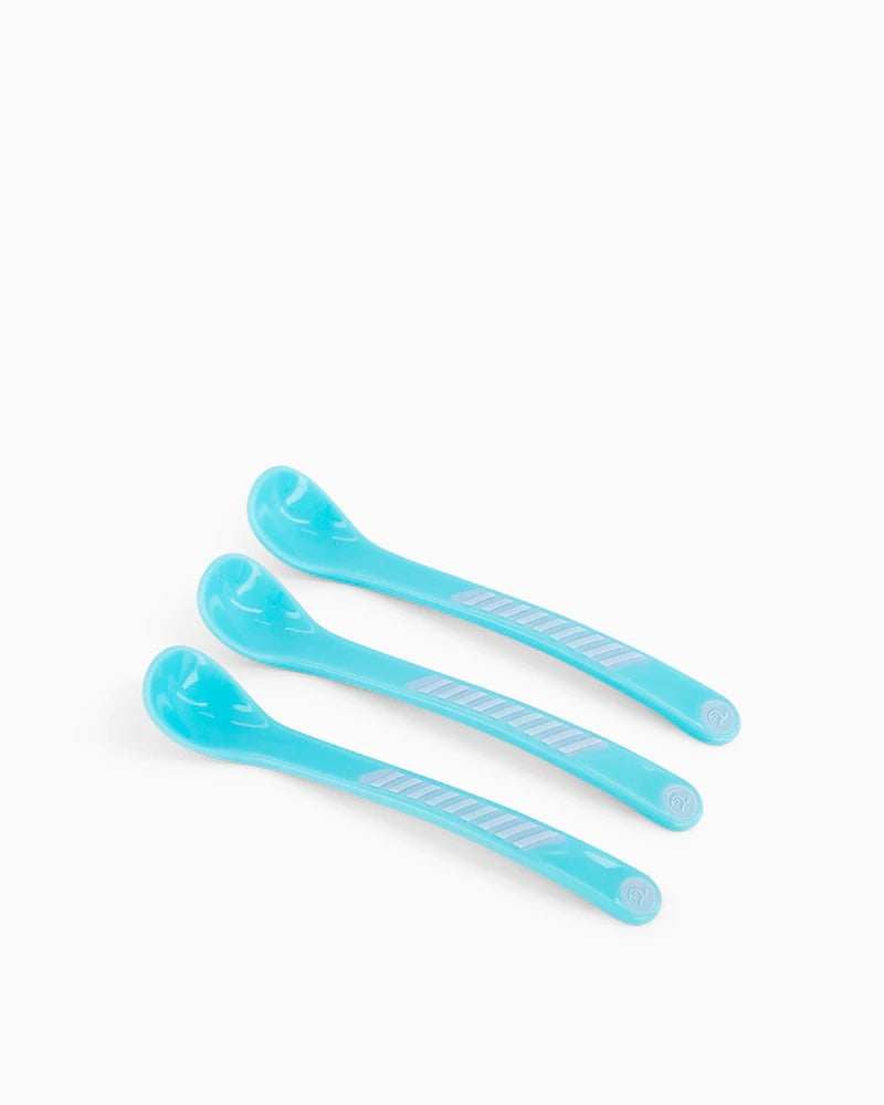 3x cuillère d'alimentation +4mois Twistshake - Bleu