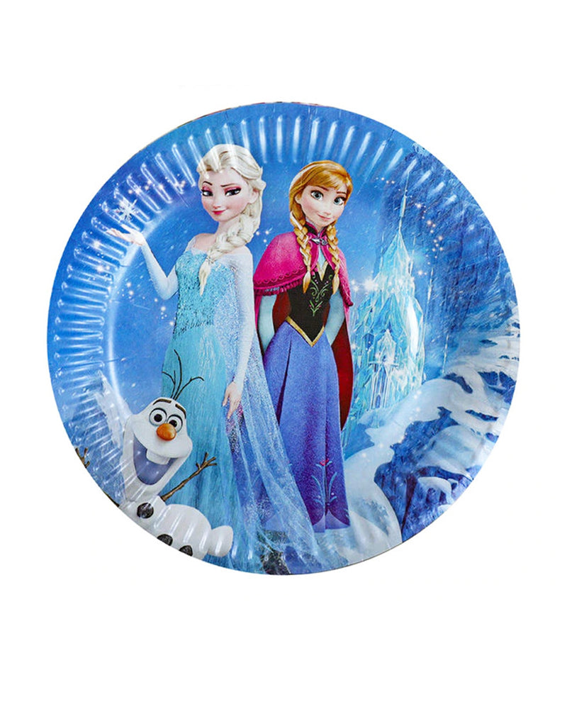 Pack De 10 Assiettes en Papier - Frozen