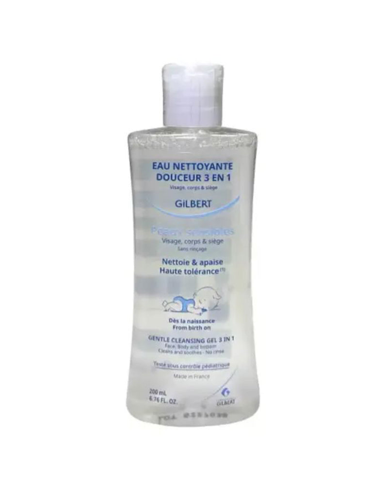 Gilbert Eau Nettoyante Douceur 3 en 1 - 200ml