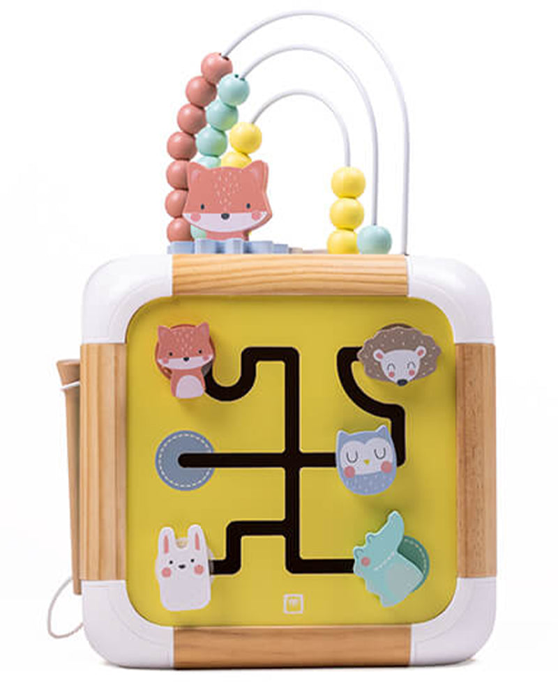 Eurekakids - Cube XXL Géant Multiactivités 5 faces en bois 18M+