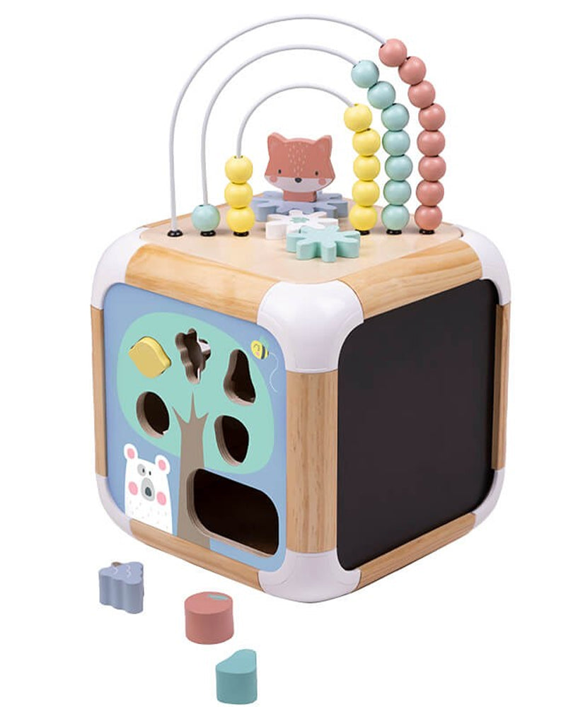 Eurekakids - Cube XXL Géant Multiactivités 5 faces en bois 18M+