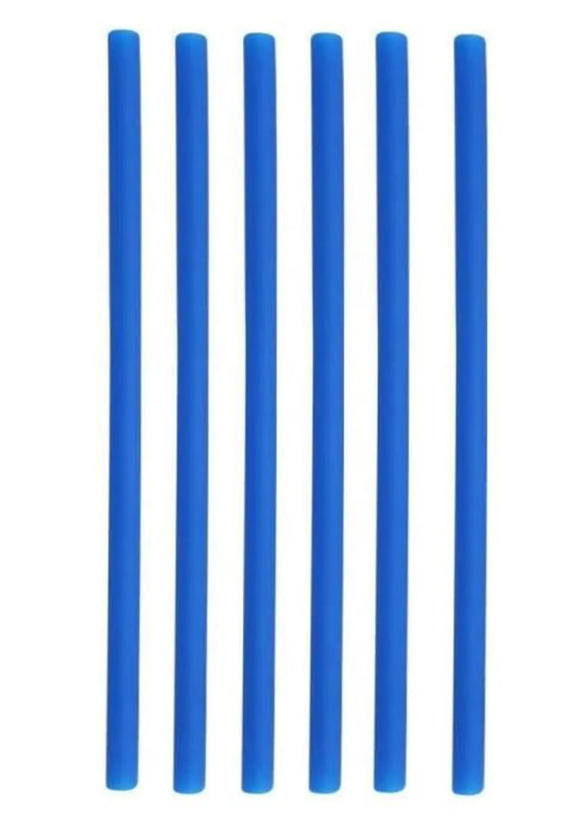 Ensemble de 25 Pailles en Papier Jetable - Bleu