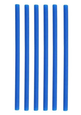 Ensemble de 25 Pailles en Papier Jetable - Bleu