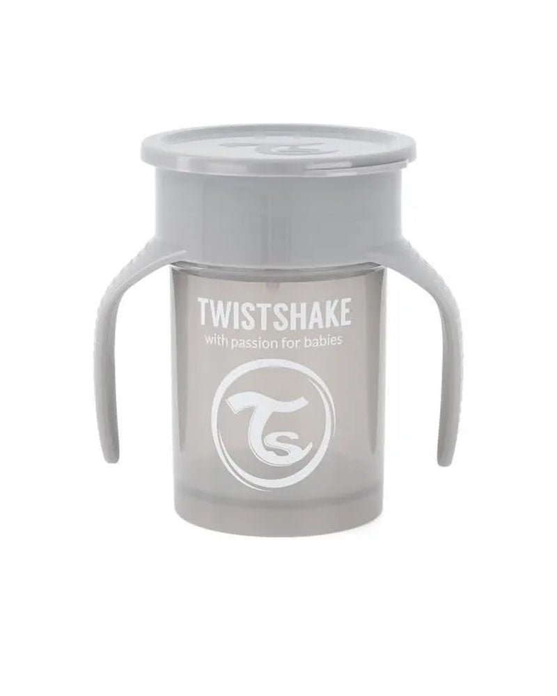 Twistshake Tasse d'Entraînement 230ml 6M+ - Gris Pastel