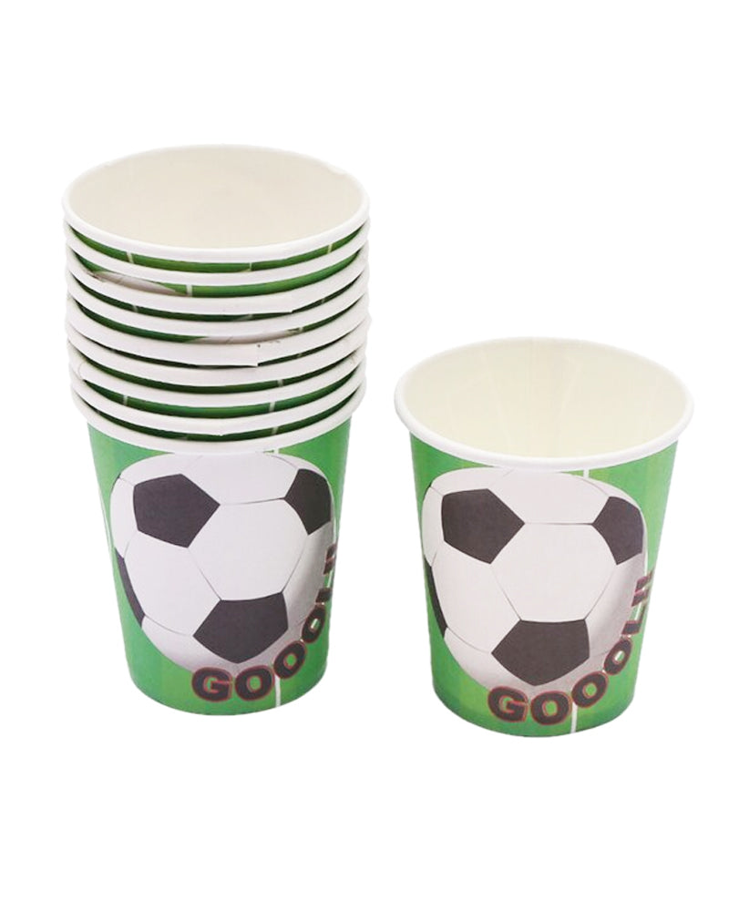 Pack de 10 Gobelets en Papier - Football