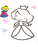 Coloreo sin exceder - Las Princesas