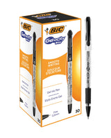 Stylo encre gel Bic GelOcity Stic - Noir