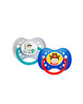 Lot de 2 Sucettes Anatomiques Silicone Dodie +18m - Cowboy