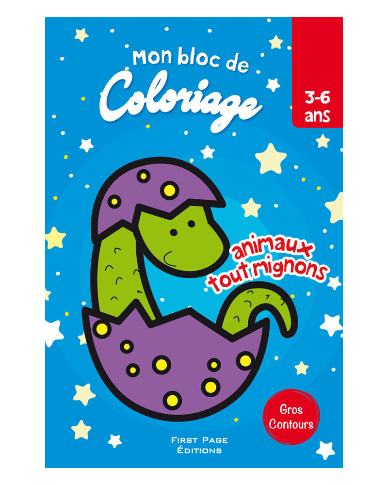 Mi bloque para colorear - Animales lindos