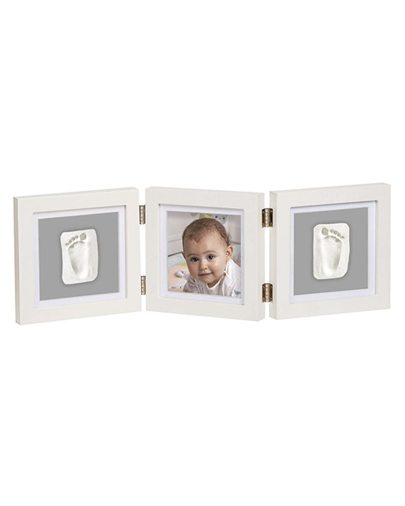 Eurekakids - Cadre Empreintes Blanc & Gris