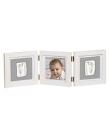 Eurekakids - Cadre Empreintes Blanc & Gris